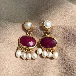 Pearl Drop Earrings N1610